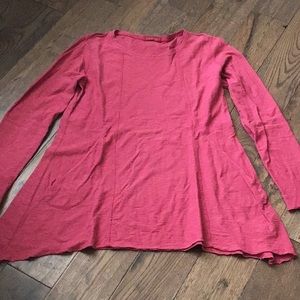 Cut Loose Hot Pink Tunic Top